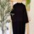 بيزك دريس مضلع اوفر سايز - black